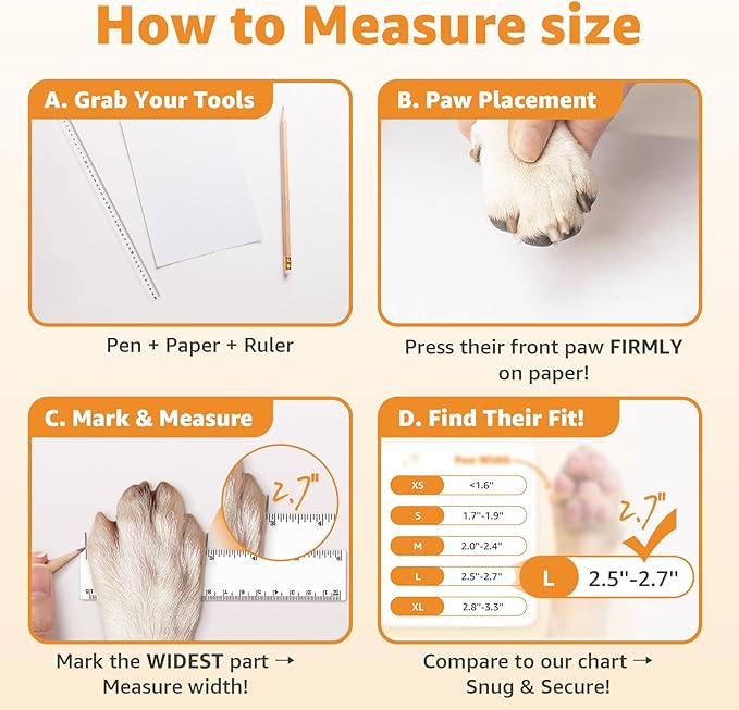 Double Sides Non-Slip Dog Socks to Prevent Licking Paws - Strong Traction for Paw Protector, Senior Dogs, Hardwood Floors, Dog Booties with Grippers - Size Small
