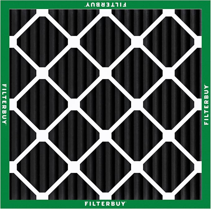 Filterbuy 14x14x1 Air Filter MERV 10 Odor & Allergy Defense