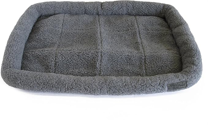 GOGO Fleece Dog Crate Pad 37" x 25" Large Gray