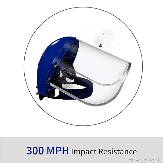 Blue Eagle Full Face Impact Resistant Safety Faceshield | Clear |