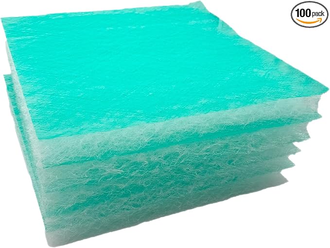 Paint Booth Exhaust Fiberglass Filter Pad, Paint Arrestor