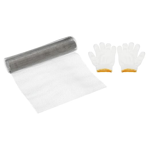 PATIKIL 40" L x 16" W Woven Wire Mesh, 16 Mesh 304 Stainless Steel Air Vent