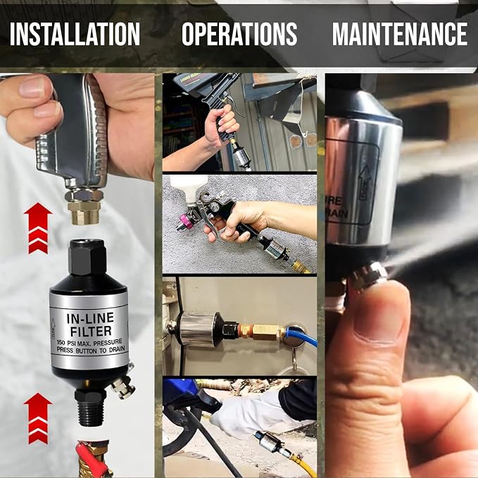 LE LEMATEC Air Compressor Water Separator