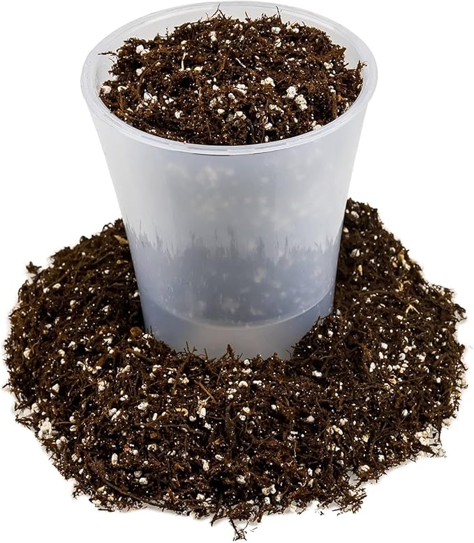 Gardenera Premium Organic Potting Soil, Succulent & Cactus Soil Mix, Fast Draining Pre-Mixed Blend - Horticultural Perlite (25%) + Peat Moss (75%) - Made in USA - 4 Quart