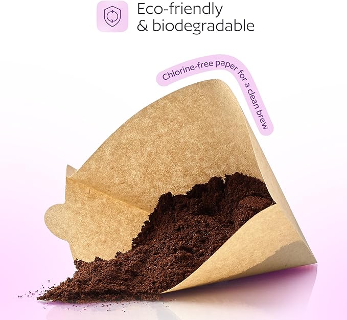 100 Count #4 Unbleached Paper Coffee Filters