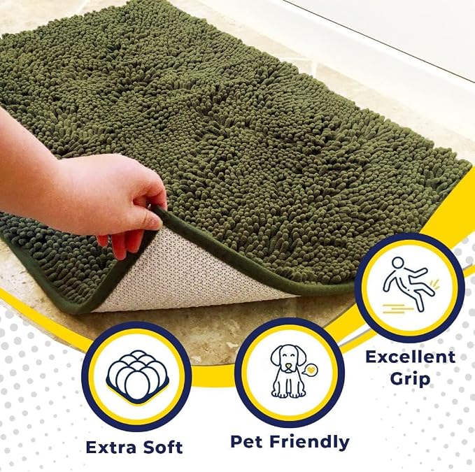 Muddy Mat® | Super Water Absorbent Door Mat Indoor, Microfiber Quick Dry