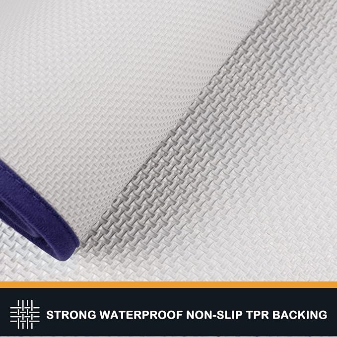PURRUGS Dirt Trapping Door Mat 32" x 70", Non-Slip/Skid Machine Washable