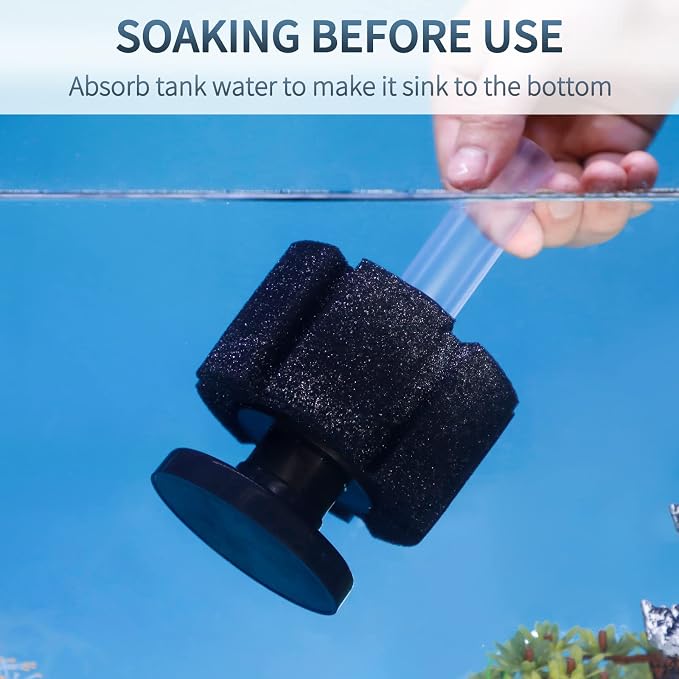 Pawfly Aquarium Bio Sponge Filter Quiet Betta Fry Shrimp and Small Fish Foam