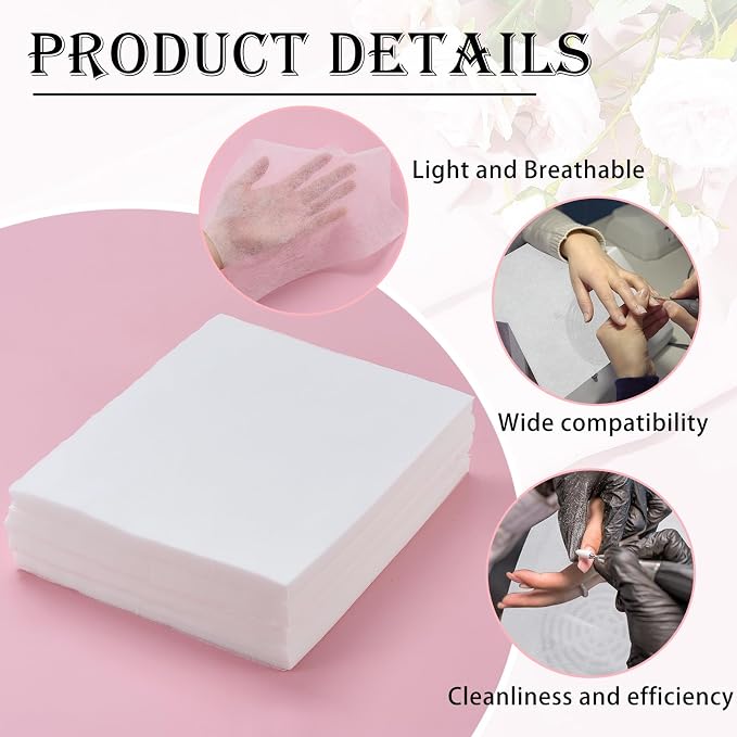 400 Sheets Nail Dust Collector Filter Paper Disposable Nail Dust Suction