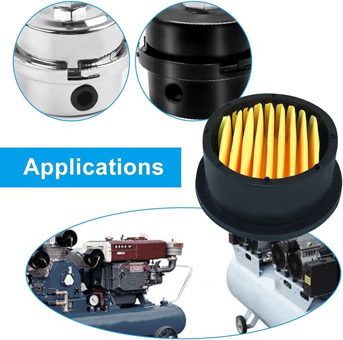 Zorfeter 6PCS Air Compressor Silencer Filter Elements