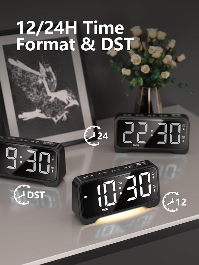Vibrating Alarm Clock for Heavy Sleepers