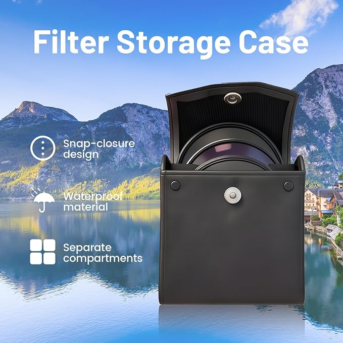 3 Pack Universal Lens Filter Kit 40.5mm