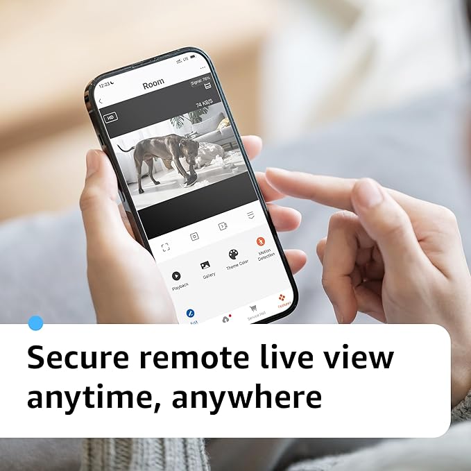 ALPHA TECH WiFi Smart Camera Charger with Premium Wide-Angle 160° – Live Remote View – 2.4G/5G WiFi – Best Mini Type‑C Plug Camera for Pets & Home – Real Time Monitoring - iOS Android App