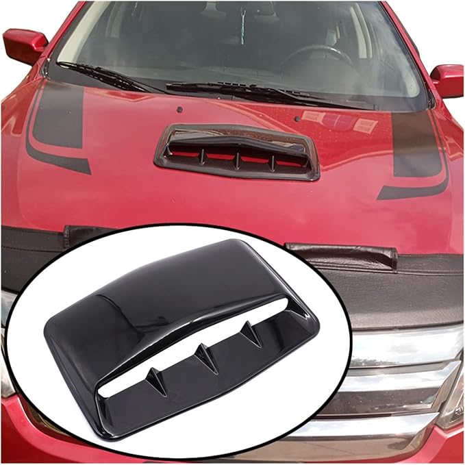 Universal Car Hood Scoop Air Flow Intake Decorative Turbo Bonnet Vent Cover
