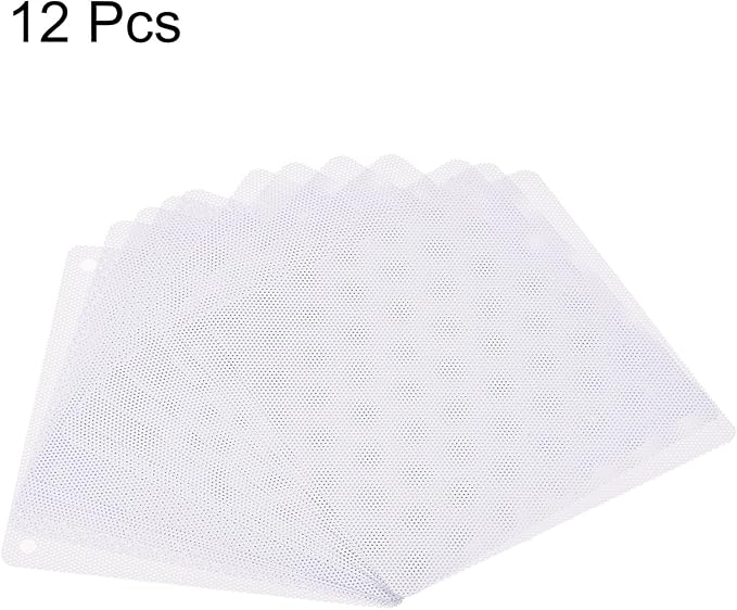 MECCANIXITY 140mm Computer Fan Filter Grills PVC Mesh Dustproof Case Cover