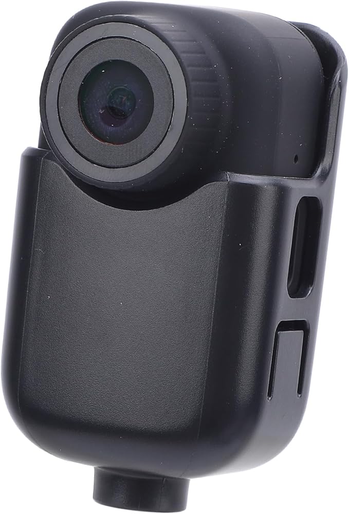 Pet Body Worn Camera, HD Resolution Wearable Body Cam for Dogs and Cats, Water Pet Action Camera with Lightweight Design for Outdoor Travel and Adventures (Black)