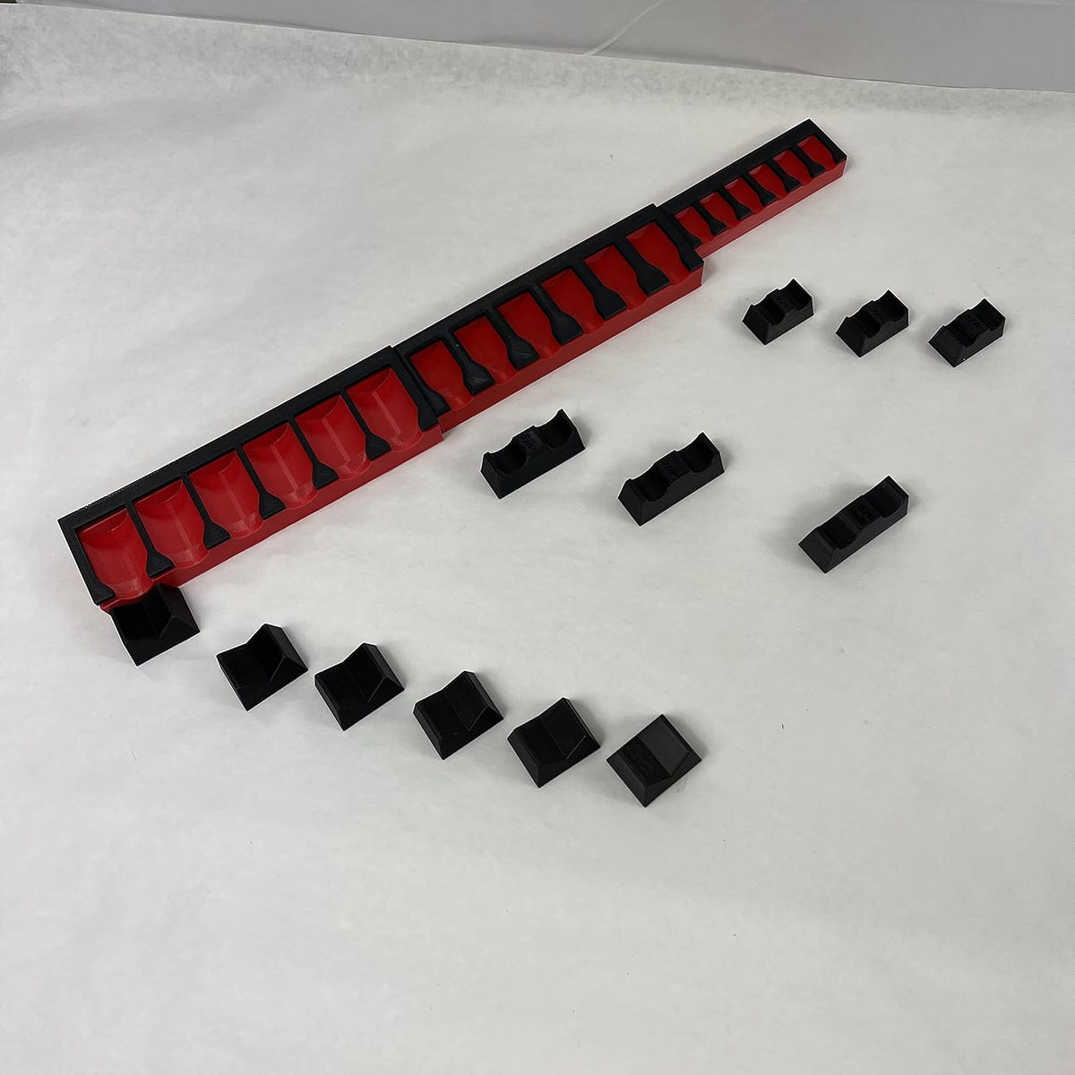 MagAttach Socket Extension Organizers (3 Piece Set, Red/Black)
