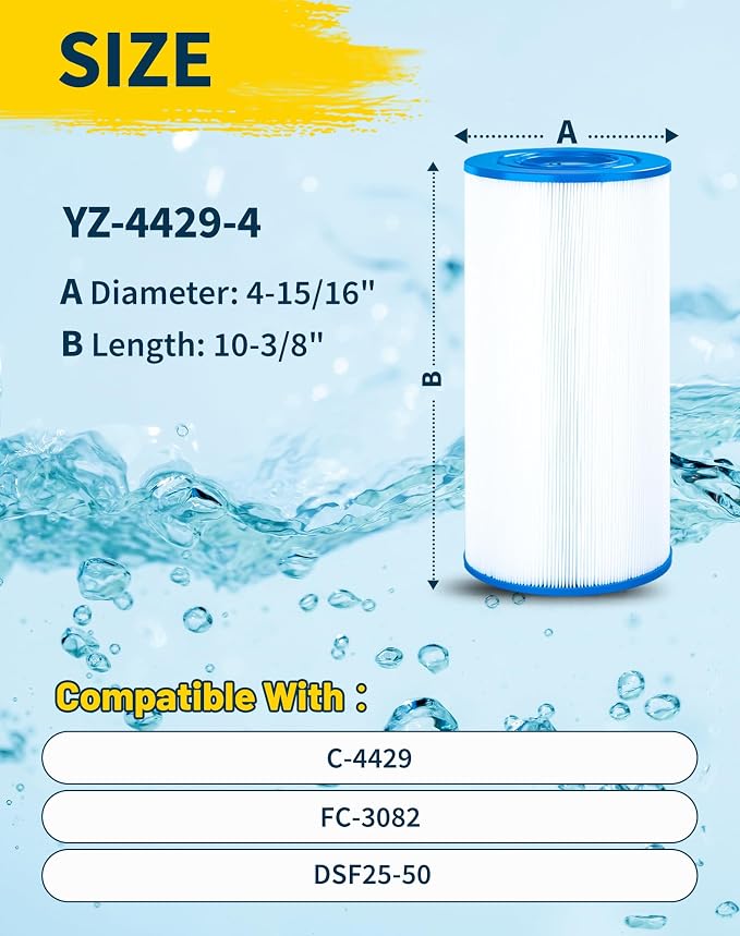 4429 Spa Filter Cartridge Replaces