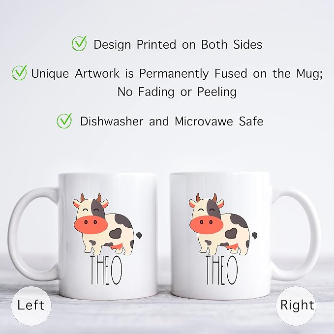 Personalized Mug for Kids, Girls | Customized Hot Chocolate, Coffee & Tea Cup |