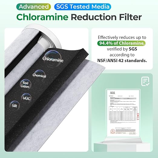 iSpring Chloramine & Heavy Metals Removal Whole House Water Filter System