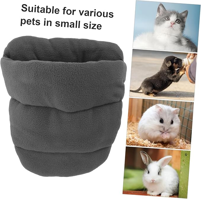 Sosoport Cushion Pet Bed for Puppy Cat Kitten Dog Rabbit Guinea Pig Cozy Warm Ventilated Nest Dog Bed Furniture Grey