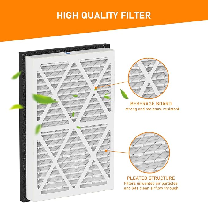20x30x3 MERV 13 Pleated Air Filters Replacement Compatible
