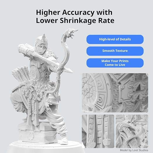 ANYCUBIC ABS-Like Resin 3.0, Upgraded 14K 3D Printer Resin