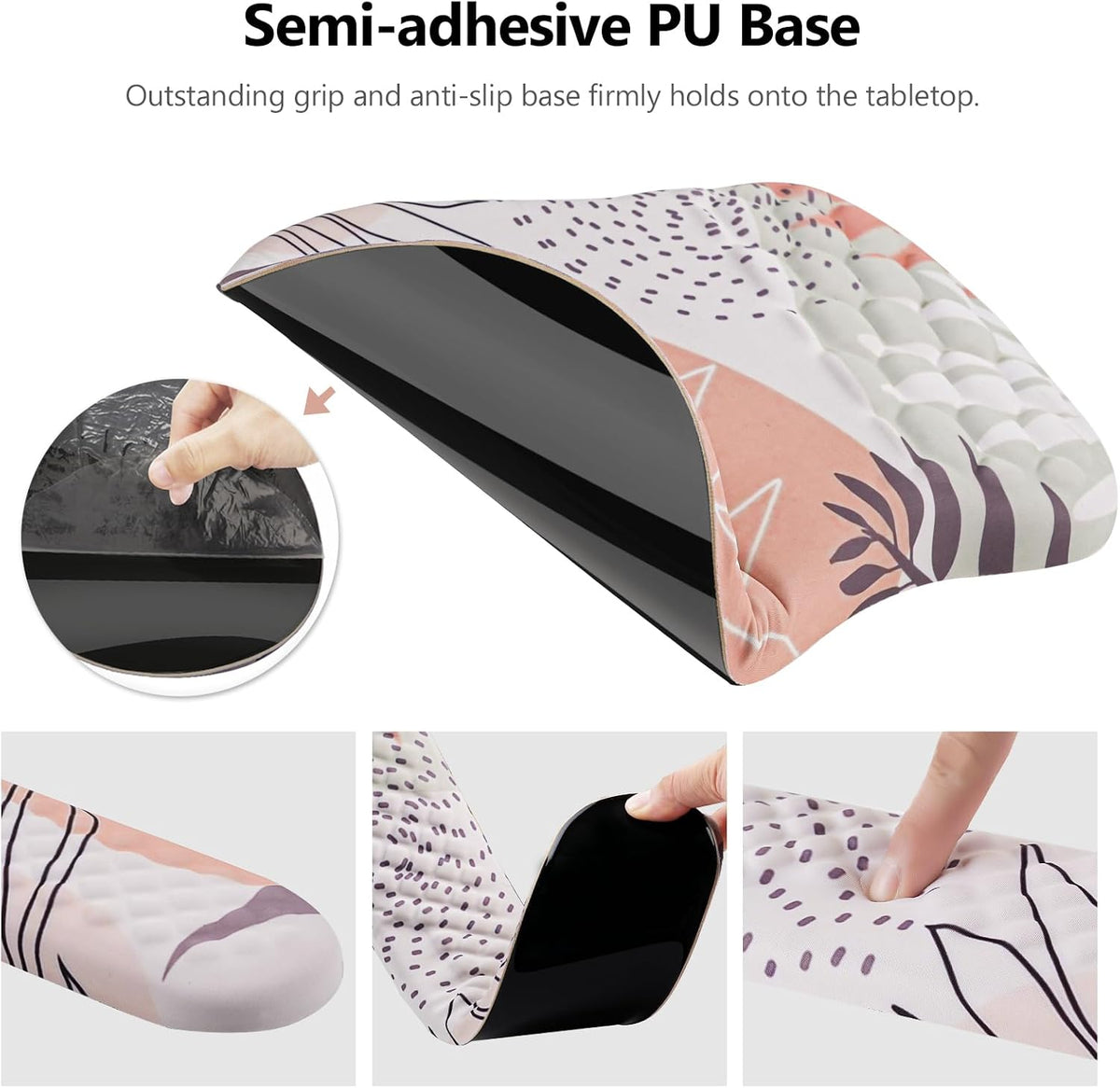 Ergonomic Mouse Pad & Keyboard Wrist Rest Set, Memory Foam