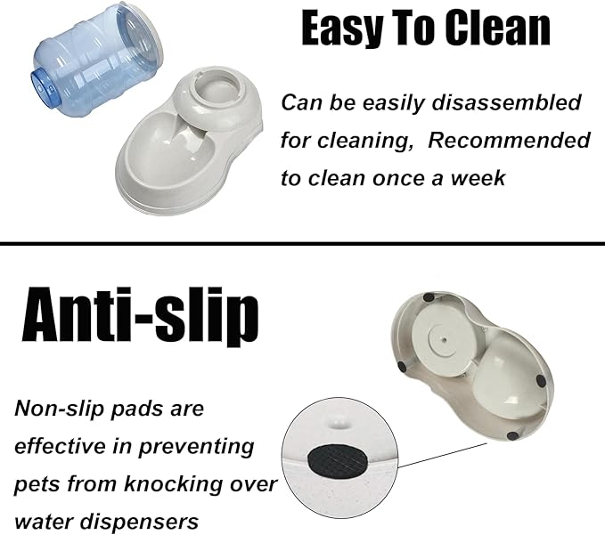 Pet Feeder Dispenser (1.1 Gallon Set)