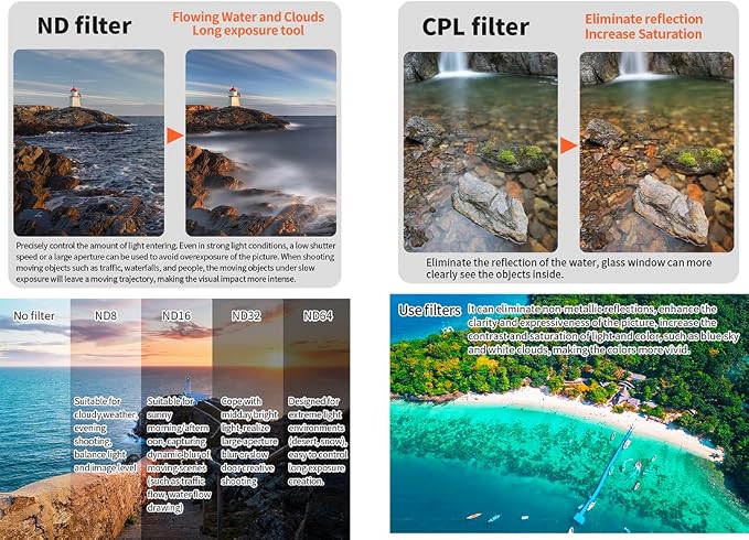Osmo Action 6 Filter, Lens Filter Set