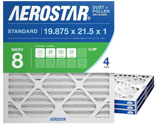 Aerostar 19.875x21.5x1 MERV 8