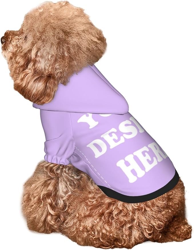 Dog Costume, Custom Dog Hoodie, Dog Name Costume Holiday Pet Pajamas Outfit, Personalized Pet Coat Costumes for Small Medium Large Dogs and Cats for Winter, TaroMilk, XL
