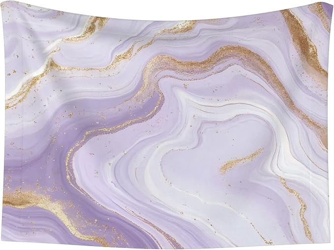Waterproof Dog Blanket Soft Pet Blanket for Puppy Cat, Fleece Cat Throw Blankets for Furniture Bed Couch Sofa Reversible - Lavender Glitter Foil Stripes