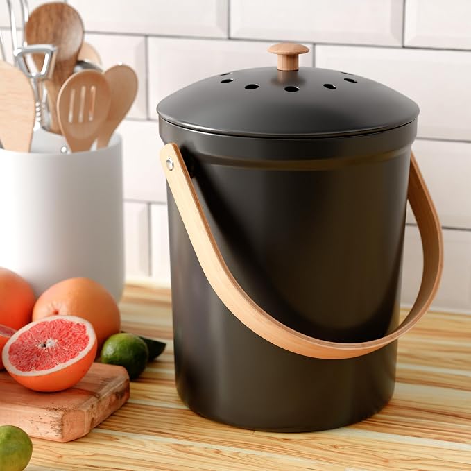 Beautiful Kitchen Compost Bin