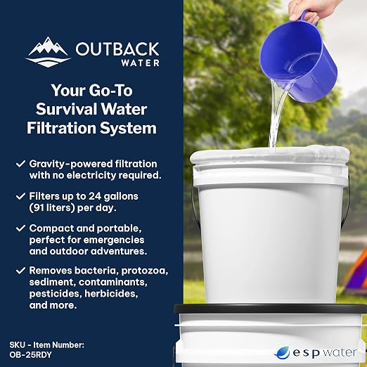 Outback Emergency Drinking Water Filter System