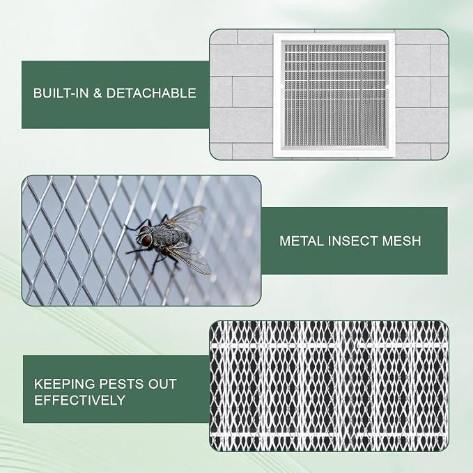 2-Pack Paintable Gable Vents