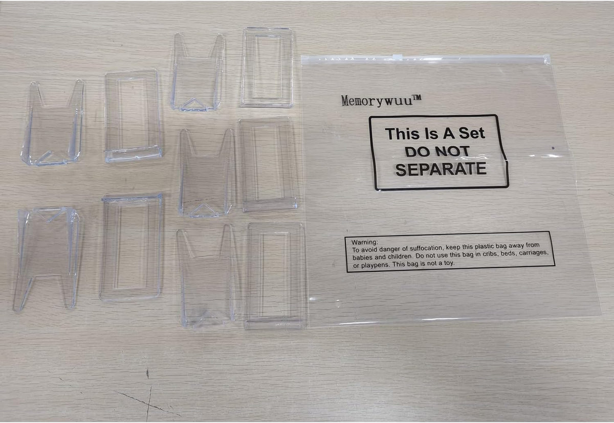 36 Pack Acrylic Book Stand for Display Adjustable, 4.2in H