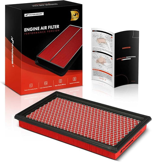 A-Premium High-performance, Pre-oiled Engine Air Filter Compatible