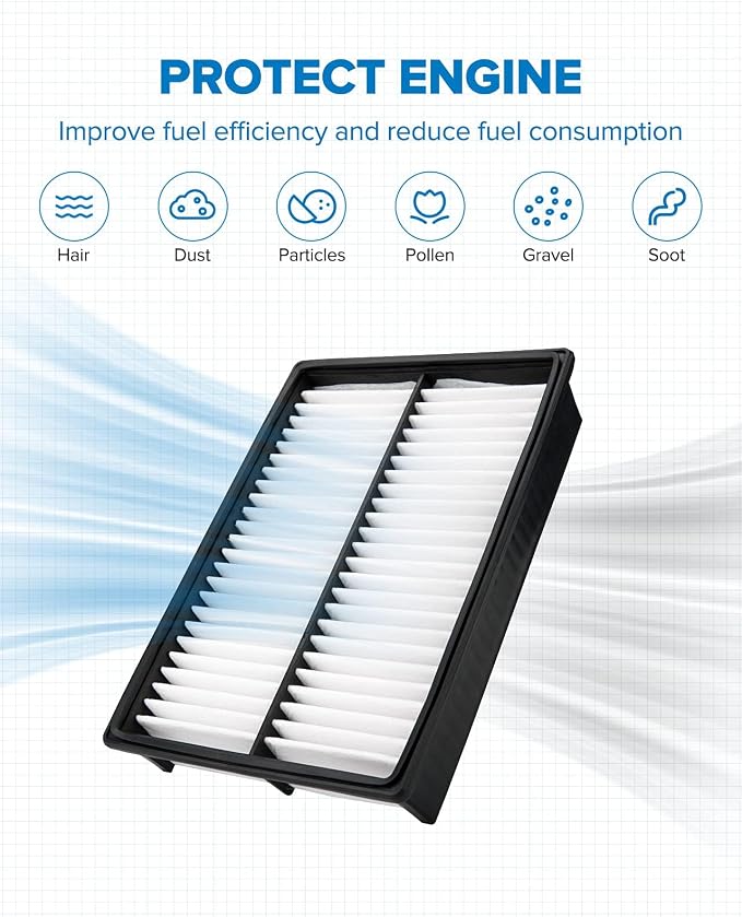 PHILTOP Engine Air Filter CA9898 Replacement