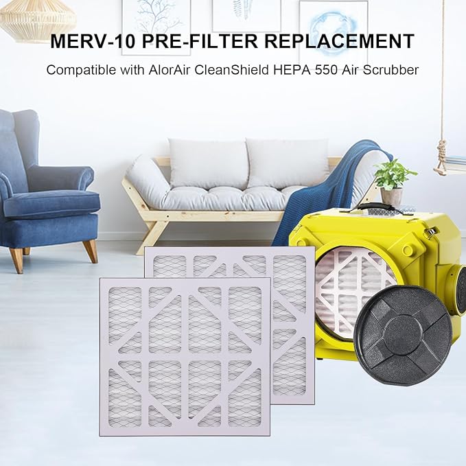 GreeSuit 5 Pack MERV-10 Pre-Filter Replacement Compatible