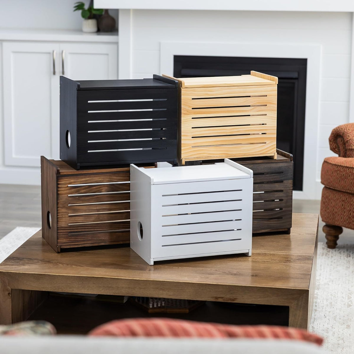 WiFi Router Storage Cabinet Router Box Hider WiFi Box Hider Shelf Cover