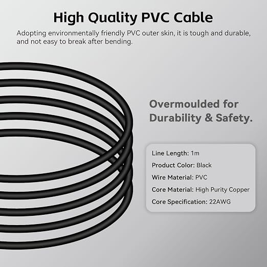 UniTak3D Extension Cable for Bambu Lab AMS Lite, 39.37in 4-Pin Cable