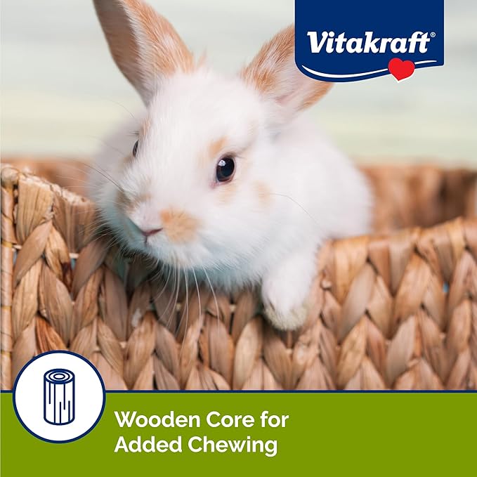 Vitakraft Rabbit Popped Grains & Honey Treat Sticks 2 Pack, 3.0 Ounce
