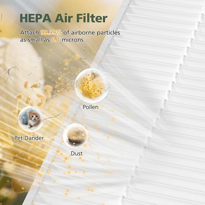 4 Pack 5510 5520 HEPA Replacement Filter Q Compatible