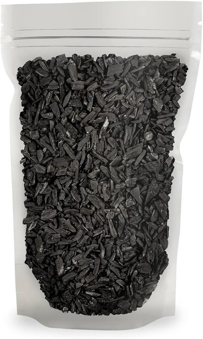 GARDENERA Horticultural Charcoal for Indoor Plants [4-Quart Bag] Black Diamond Soil Amendment for Orchids, Terrariums, and Gardening