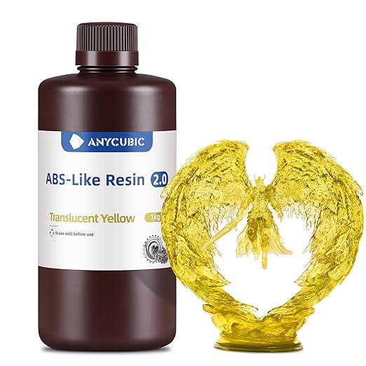 ANYCUBIC 2nd Gen Resin Technology ABS-Like Resin 2.0, 3D Printer Resin
