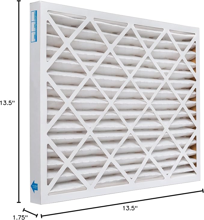 Aerostar 14x20x2 MERV 11 Pleated Air Filter, AC Furnace Air Filter, 6 Pack