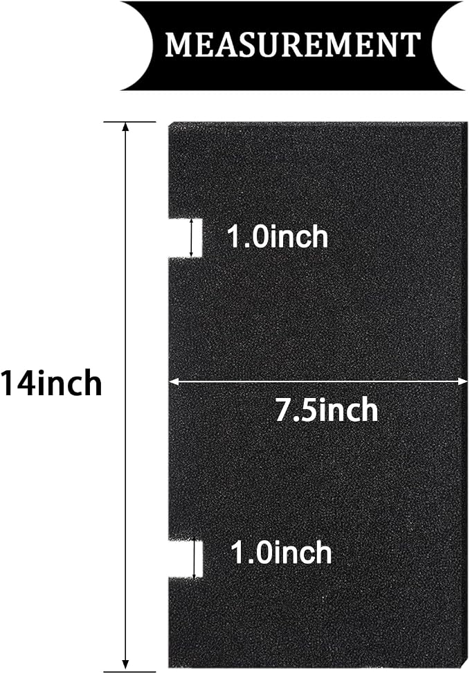 Dianrui 3 PCS RV A/C Filter Replacement, 14 x 7.5 Inch Duo-Therm Rv Air