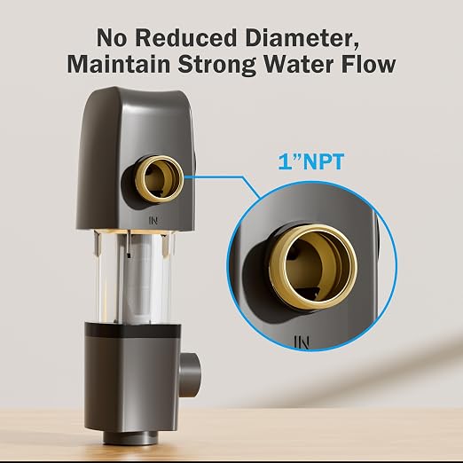 Frizzlife 40 & 100 Micron Spin Down Sediment Water Filter