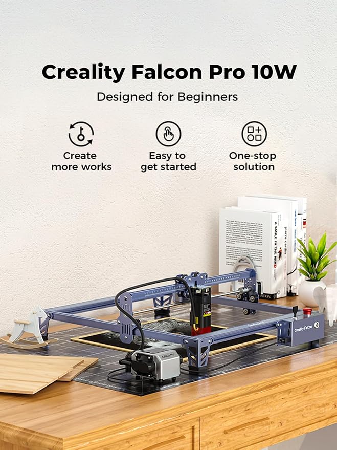 Creality 72000mW Output Power Laser Engraver, Falcon Pro 10W